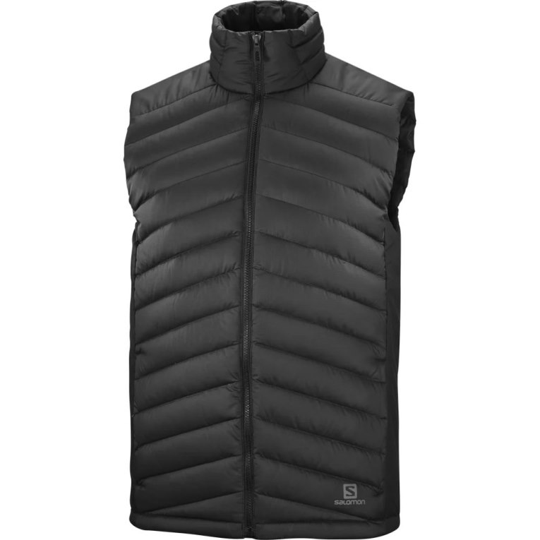 Black Salomon Essential Xwarm Down Men's Insulated Vests | IE FO8521